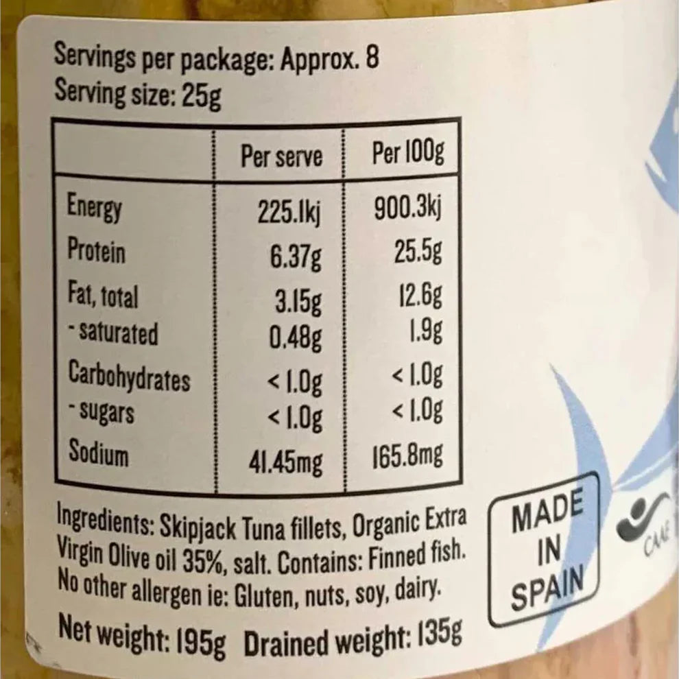 Tuna in Extra Virgin Olive Oil Jar