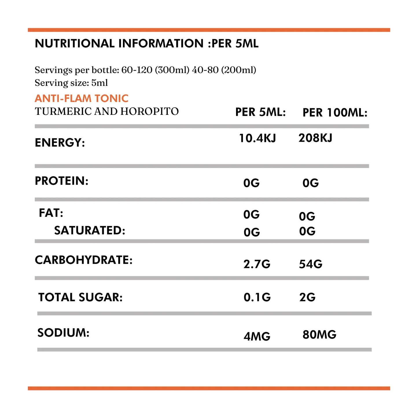 Anti-Flam Tonic (200 mL)