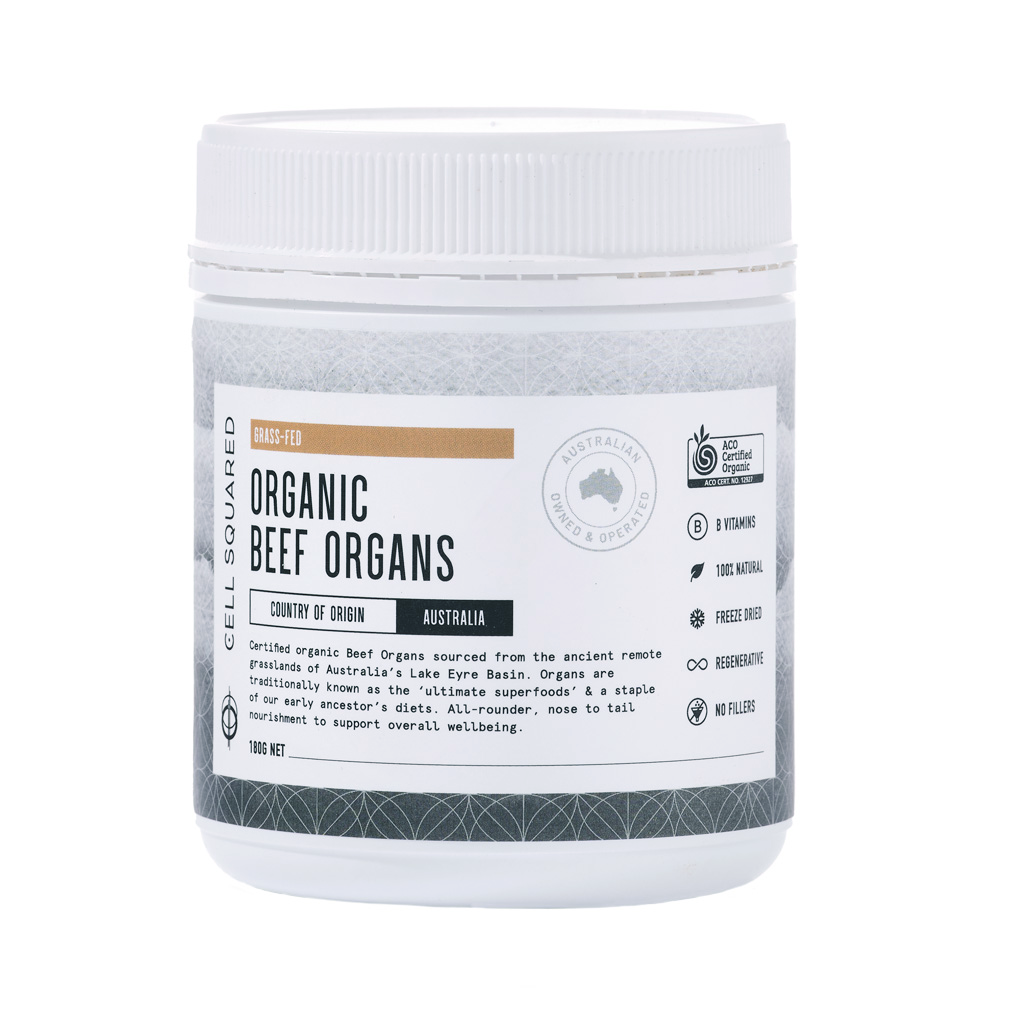 Organic Beef Organs powder – Earth-raised & Wild