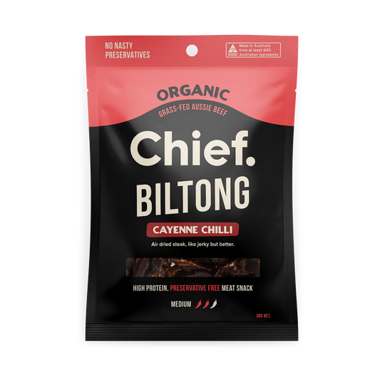 Chief Cayenne Chilli Beef Biltong (30g Bag)