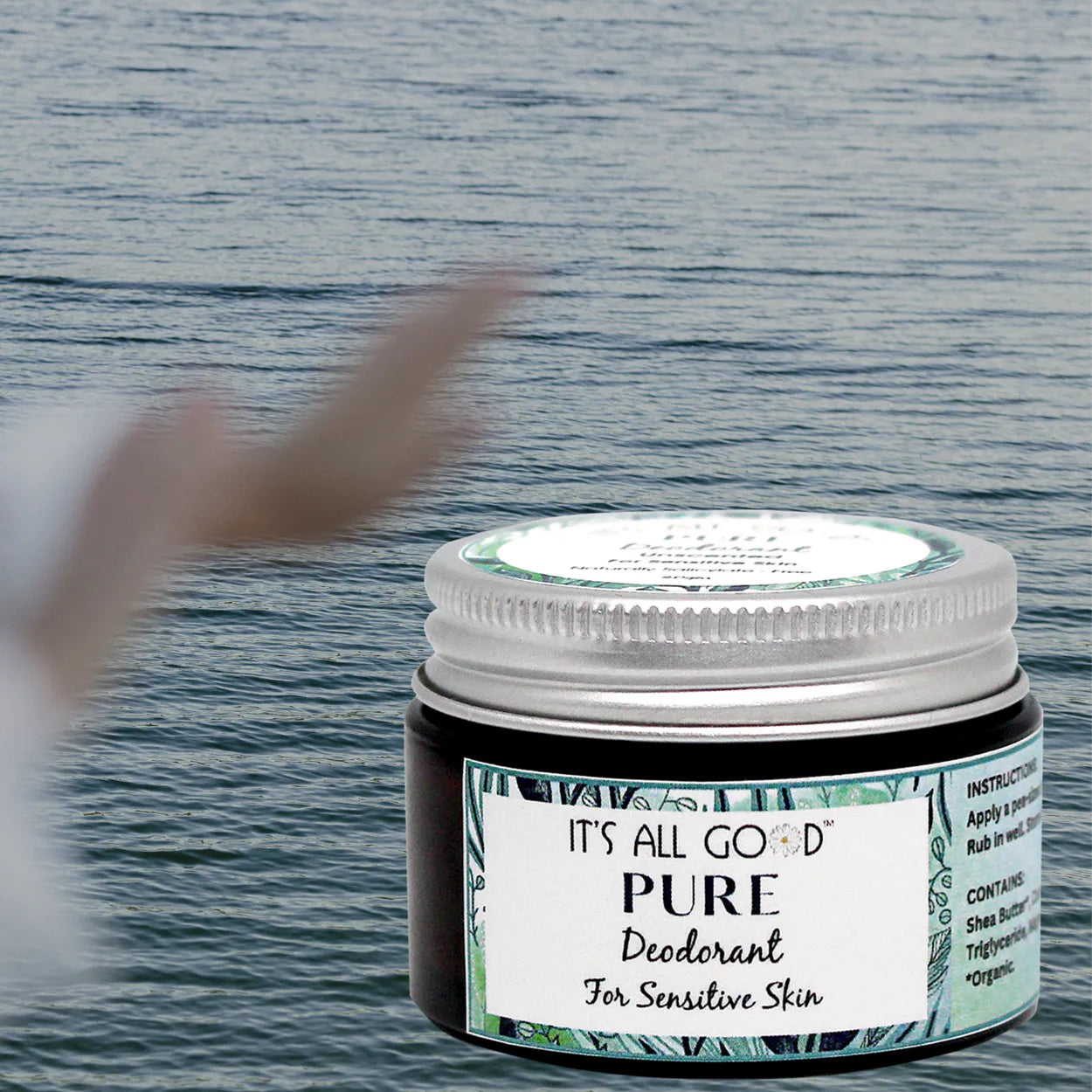 PURE Deodorant for sensitive skin. Unscented