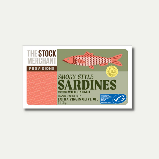 Smoky Sardines in Organic Extra Virgin Olive Oil