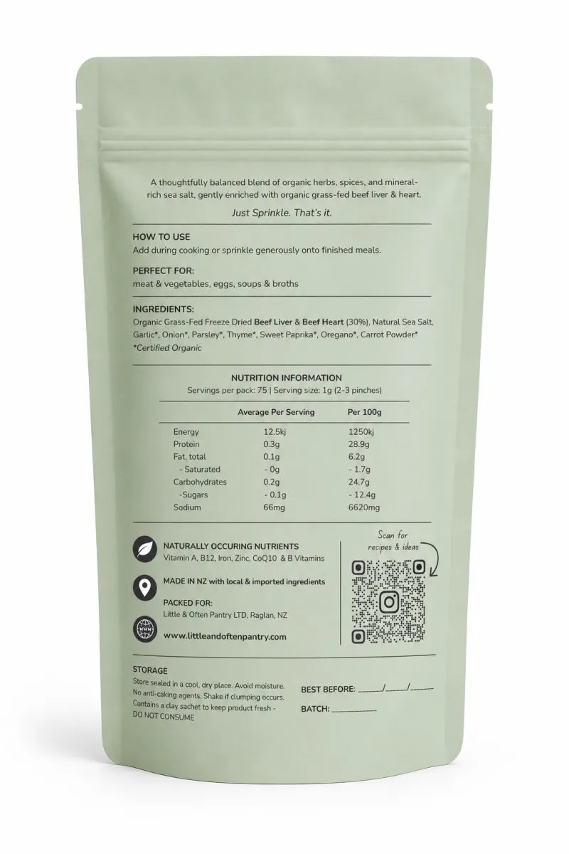 Original Organic Beef Organ and Spice Blend